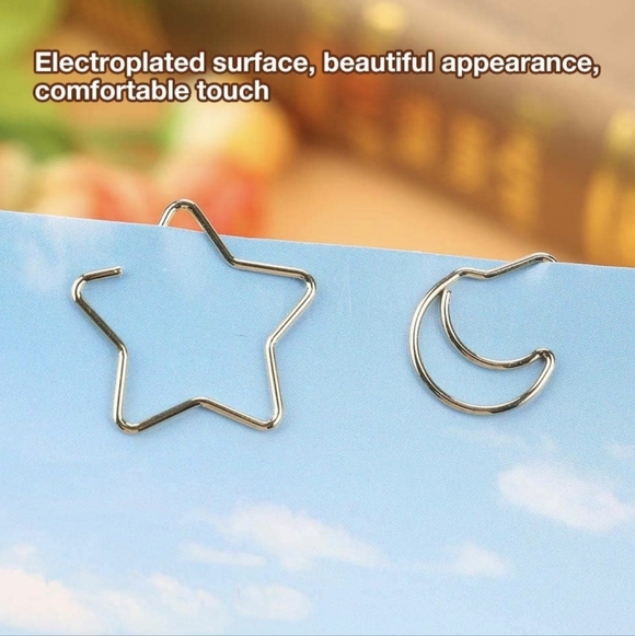 ⭐️ Star Locket Paperclip Set - Picture 3 of 5